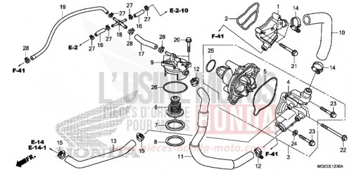 POMPE A EAU VFR1200FF de 2015